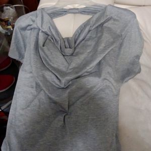P.inc 1X size gray Top